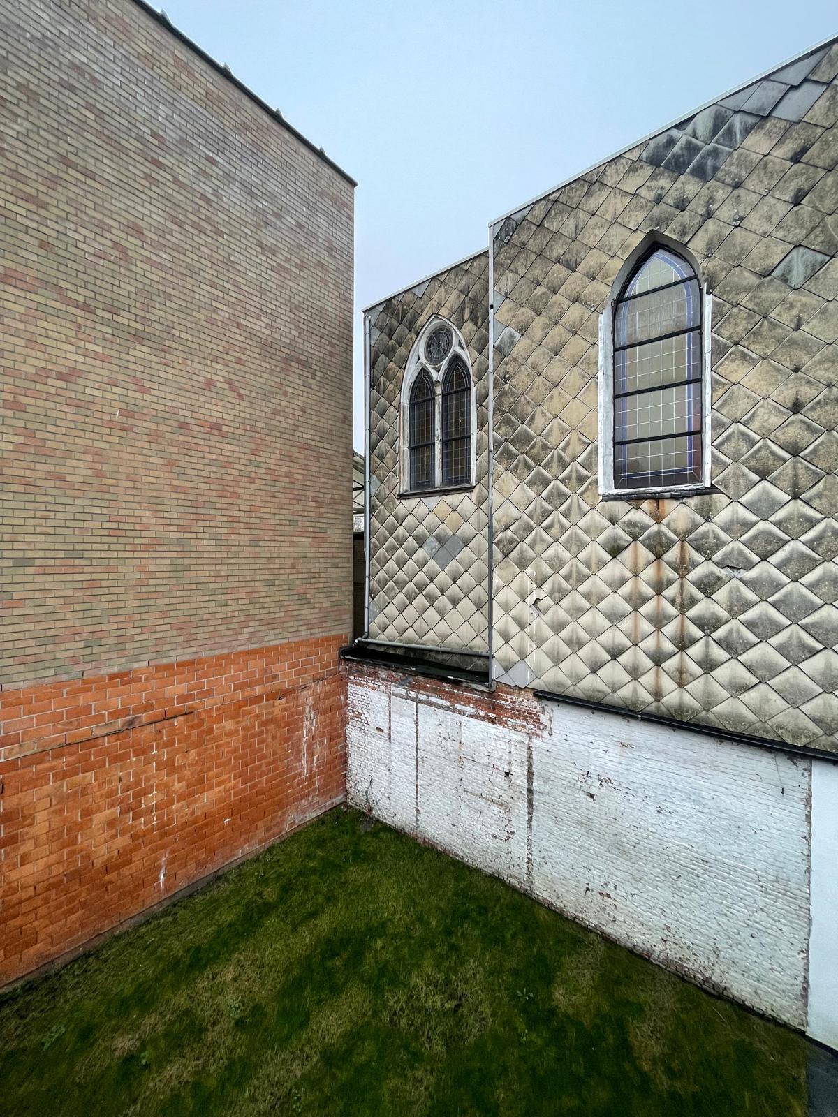 originele toestand kapelmuur