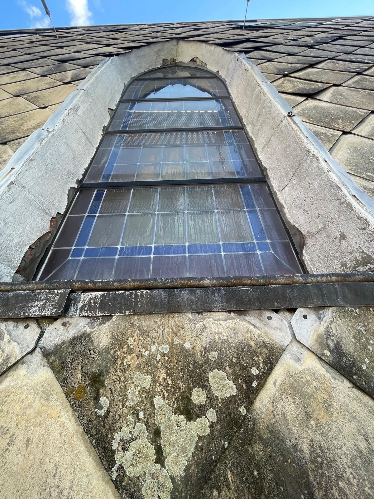 originele toestand kapelmuur