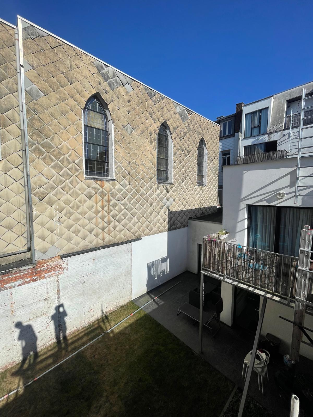 originele toestand kapelmuur